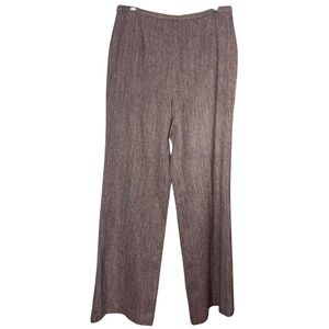 Vintage Austin Reed High Waist Wide Leg Wool Silk Blend Pants Size 10